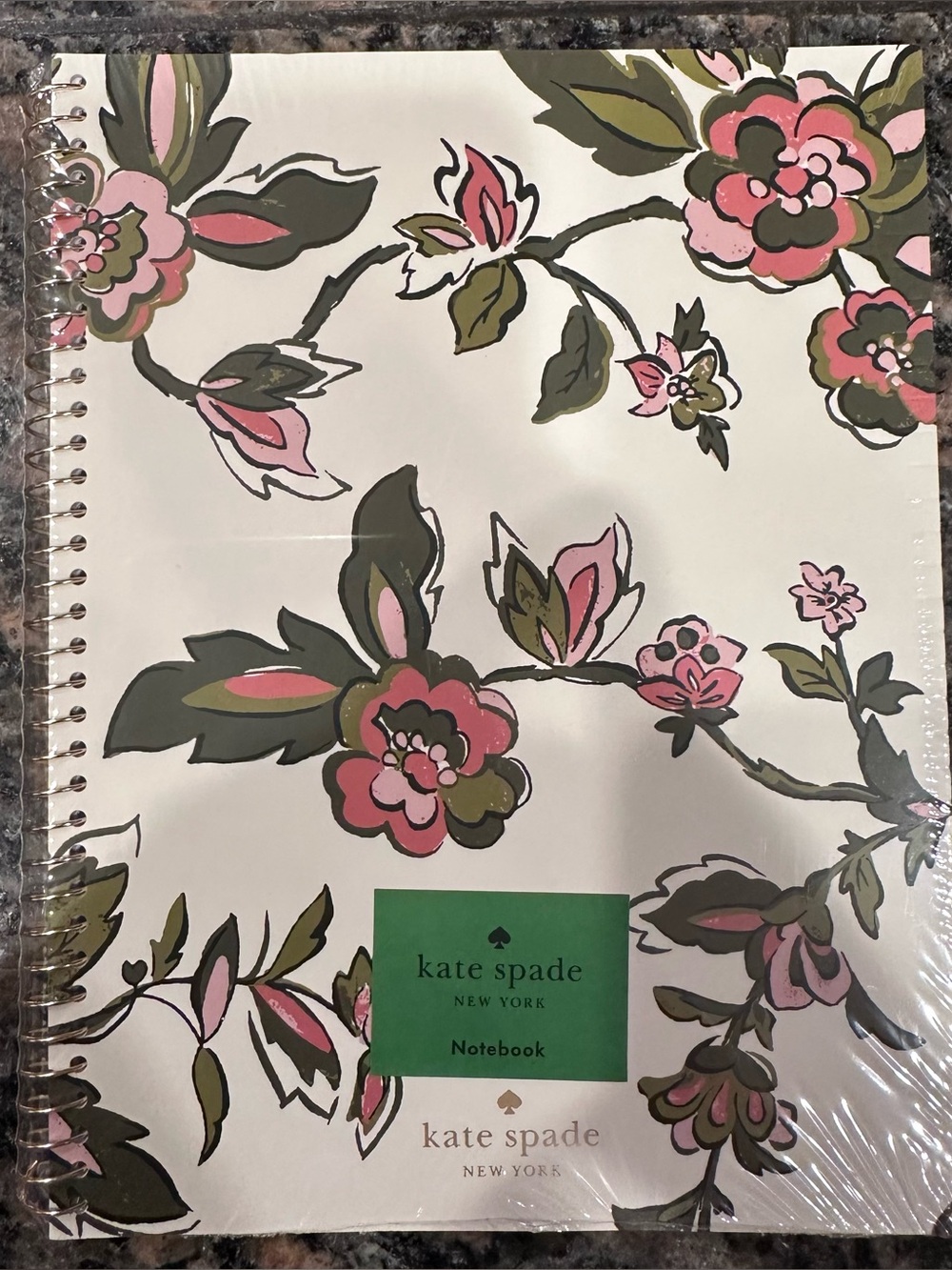Kate Spade New York Forest Blooms Spiral Notebook NWT